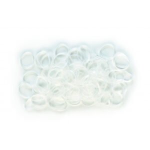 100 Petits Élastiques Blancs