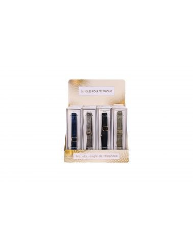 sangles de téléphone réglables + boîte Collection Métallisé Hiver