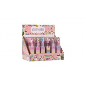 stylos 5 couleurs Fourrure Licorne