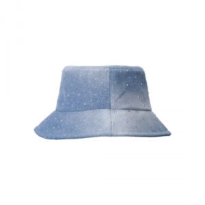 Bob en denim avec strass