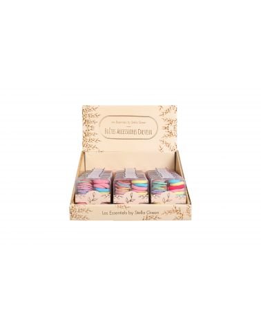 boîtes 40 accessoires cheveux couleur