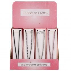 24 Chaînes de Lunettes Collection Glitter