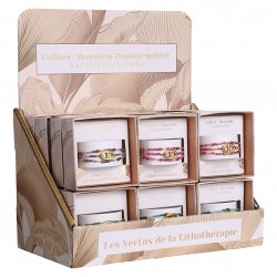 Collier/Bracelet transformable – Pierres naturelles