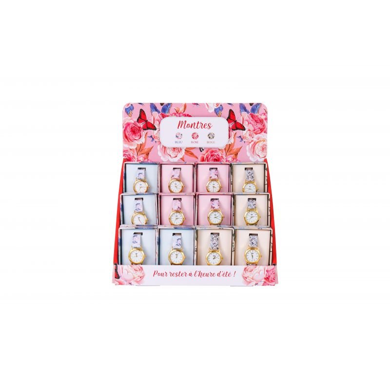 Montres Collection Fleurs Papillons