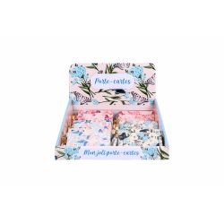 Porte-Cartes Collection Fleurs Papillons