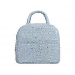 Sac isotherme en jean sequin