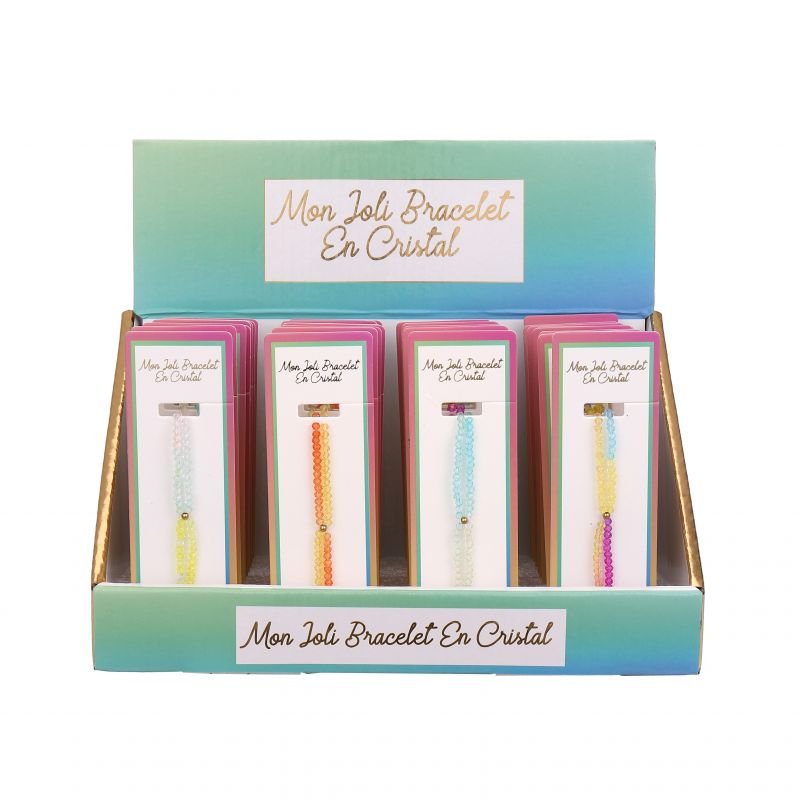Bracelets Cristal Véritable Collection Rainbow
