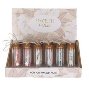 Bracelets Fioles Acier & Pierres Naturelles Collection Paille Dolce Vita