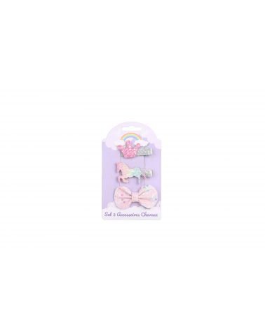cartes 3 accessoires enfants rainbow Collection Ballerine