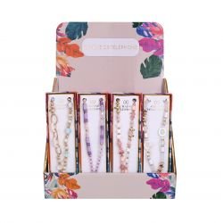 Chaînes Téléphones Courtes Collection Tropical Orange Fuchsia