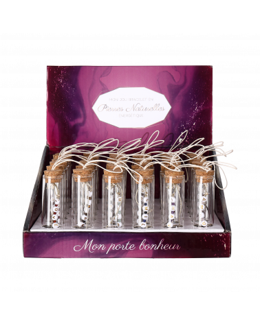 fioles bracelets mots pierres naturelles