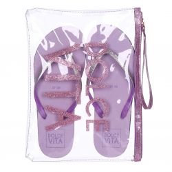 48 Tongs + Pochette Collection Glitter