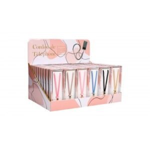 cordons téléphones avec plaque en silicone longueur 1m50