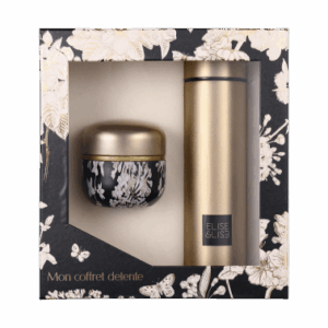 coffrets boîte à thé et théière isotherme (avec infuseur en acier inoxydable)