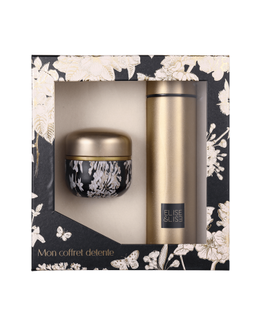 coffrets boîte à thé et théière isotherme (avec infuseur en acier inoxydable)