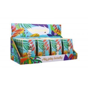 Présentoir 36 cartes pinces coquillage