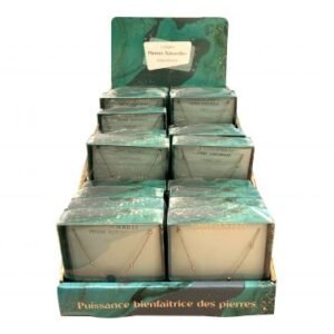 Présentoir 24 Colliers Acier et Pierres Naturelles