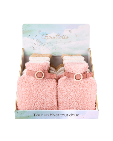 Présentoir de 12 Bouillotes Pilou