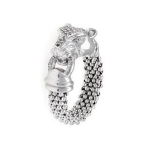 Bague Panthère avec oxydes de zirconium