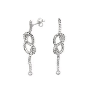 Boucles d'oreilles Nœud d'Amour